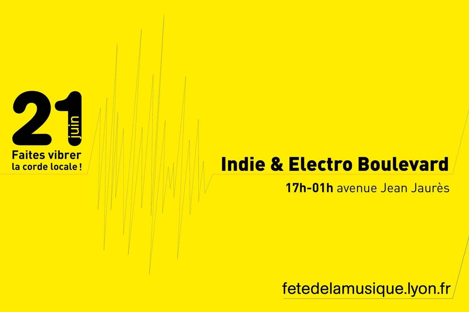 cover évènement Inide&Electro Boulevard Fête de la Musique Lyon