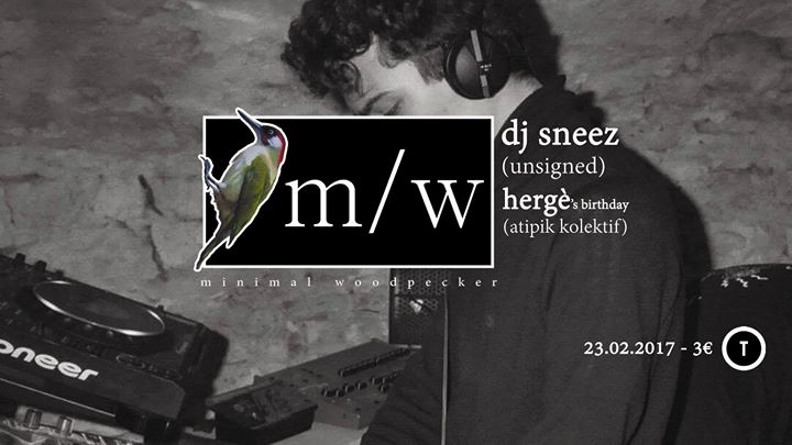 Minimal Woodpecker w/ DJ Sneez, Hergè