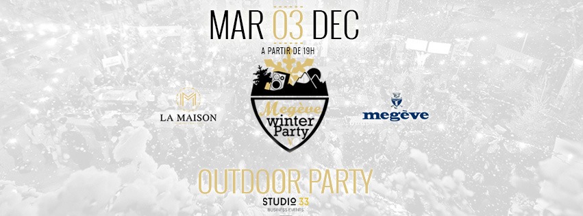 Megève Winter Party Lyon - 3 Decembre 2019